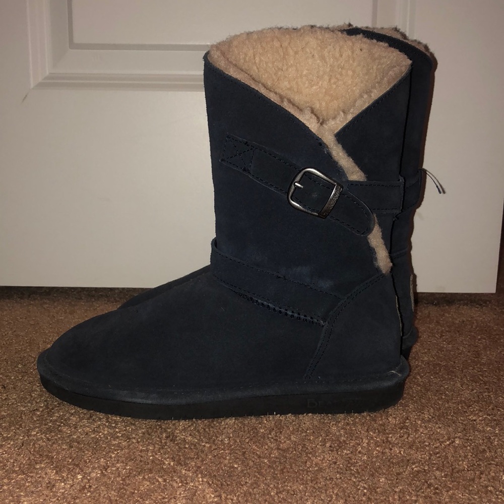 Navy Blue Boots